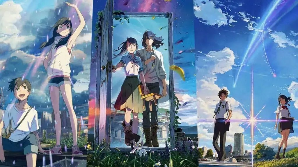 Pemandangan indah dalam anime karya Makoto Shinkai