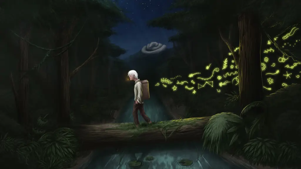 Pemandangan indah di anime Mushishi