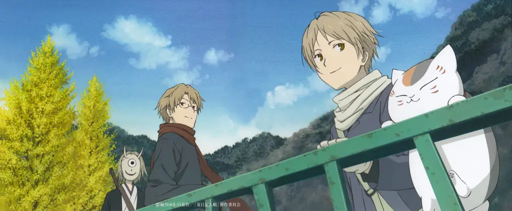 Pemandangan indah di anime Natsume Yuujinchou