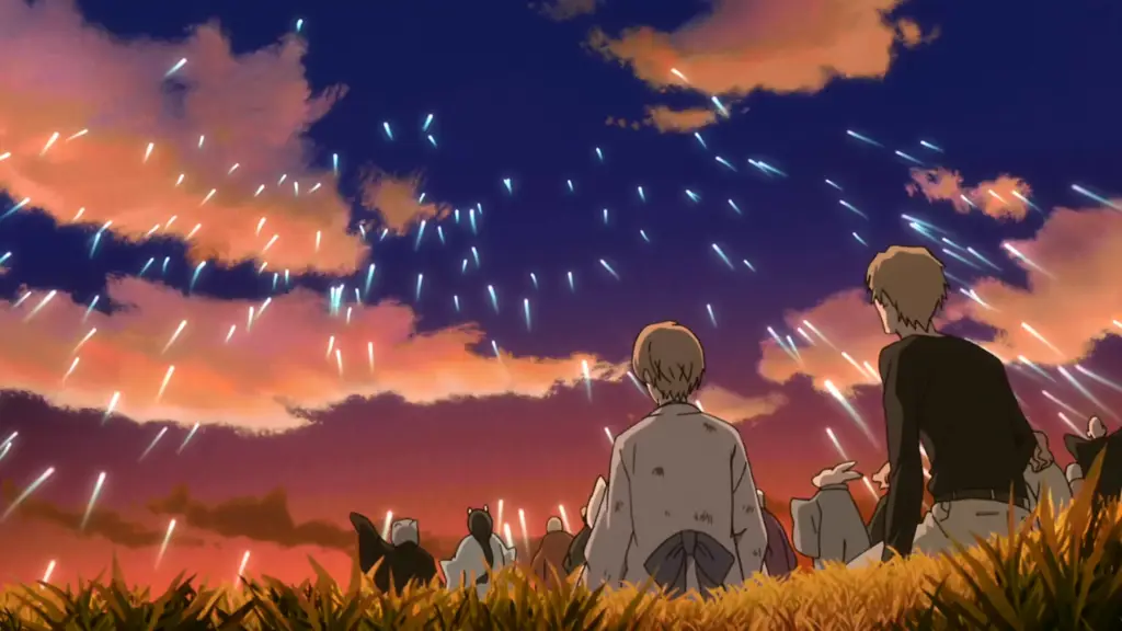 Pemandangan indah dari anime Natsume Yuujinchou