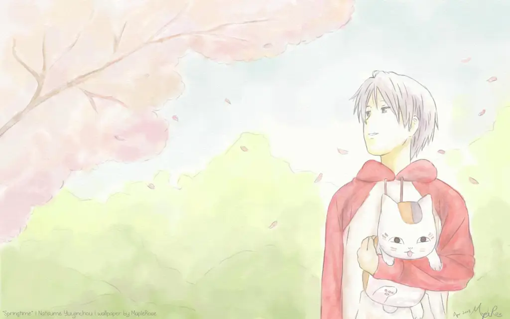 Pemandangan indah dari anime Natsume Yuujinchou