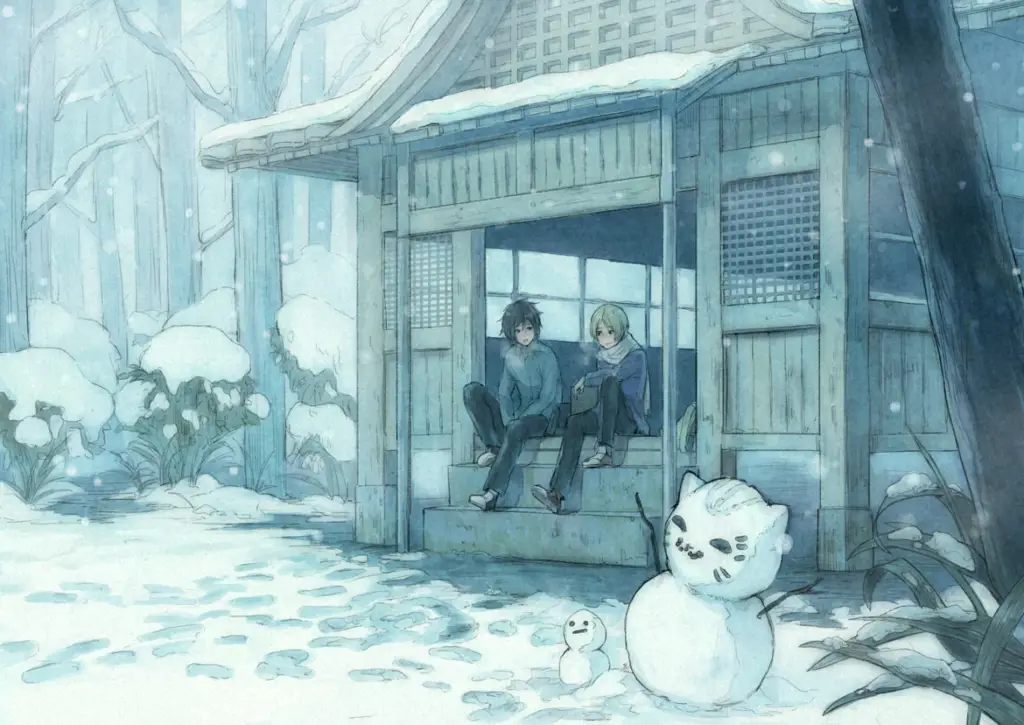 Pemandangan indah dari anime Natsume Yuujinchou