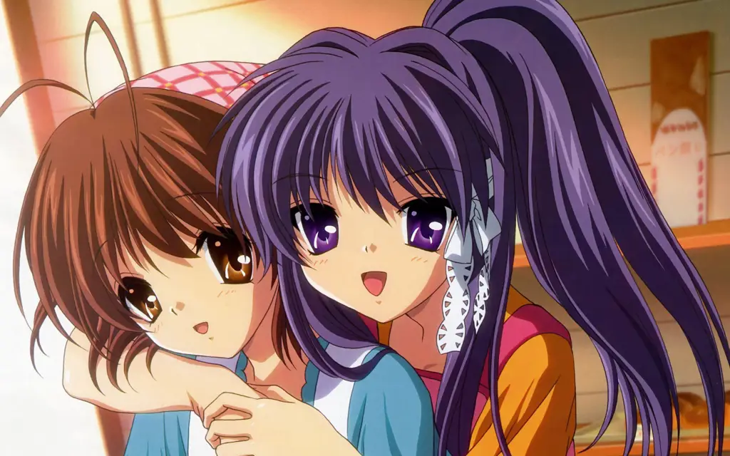 Pemandangan indah dari anime Clannad