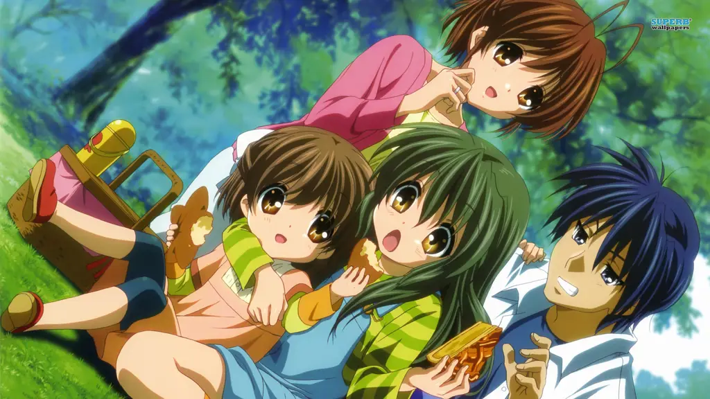 Pemandangan indah di Clannad