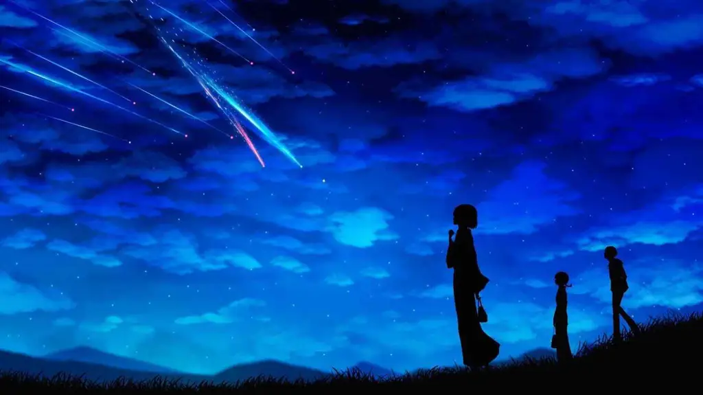 Pemandangan indah dari anime Kimi no Nawa