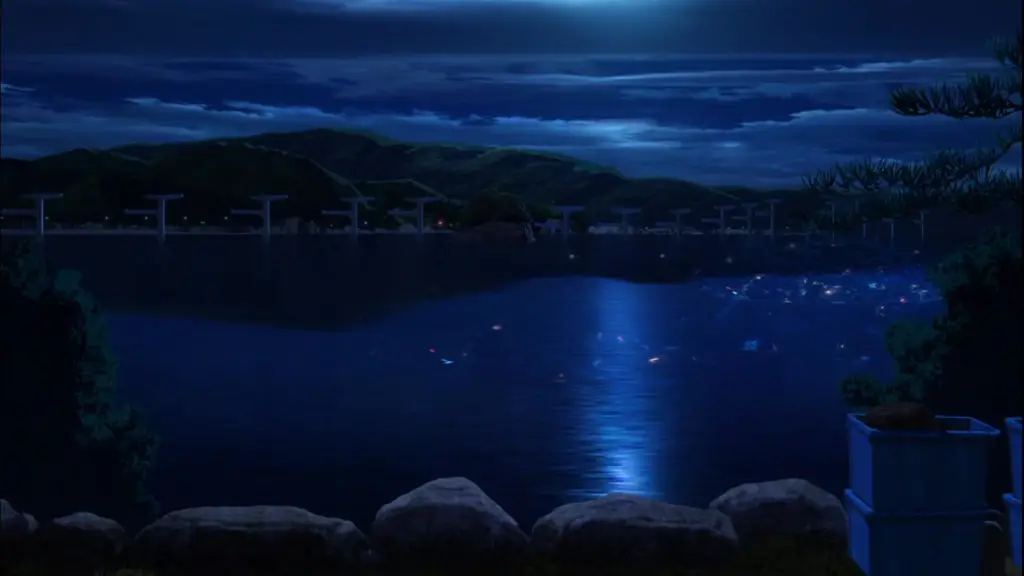 Pemandangan indah dari anime Nagi no Asukara