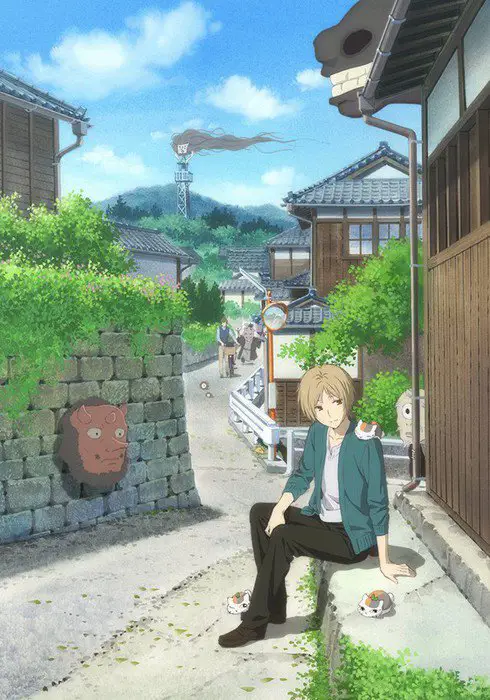 Gambar pemandangan indah dalam anime Natsume Yujin-cho