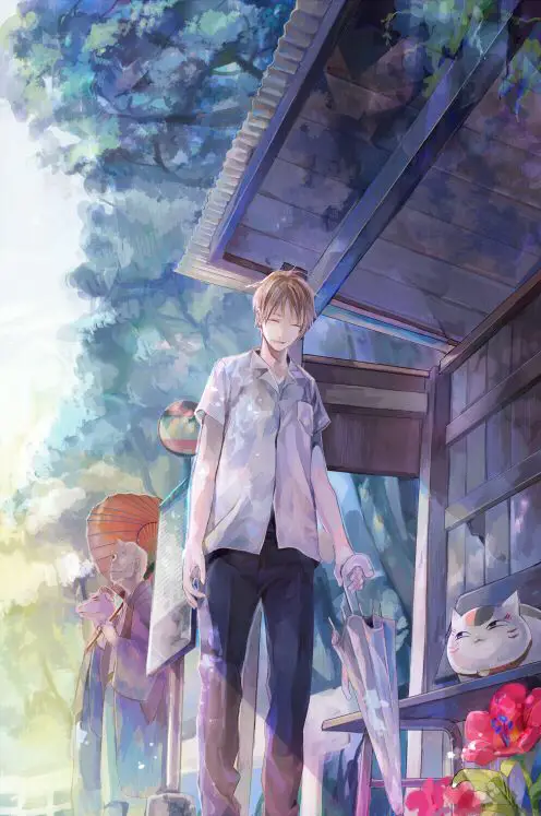 Pemandangan indah di anime Natsume Yuujinchou