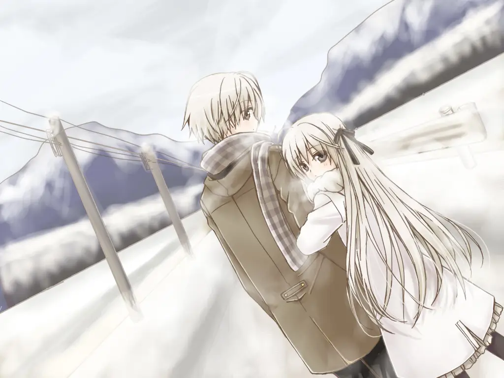 Pemandangan indah dari anime Yosuga no Sora