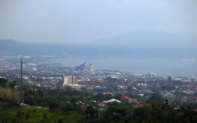 Pemandangan indah kota Bandar Lampung