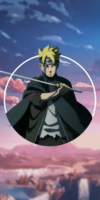 Pemandangan alam dalam anime Boruto