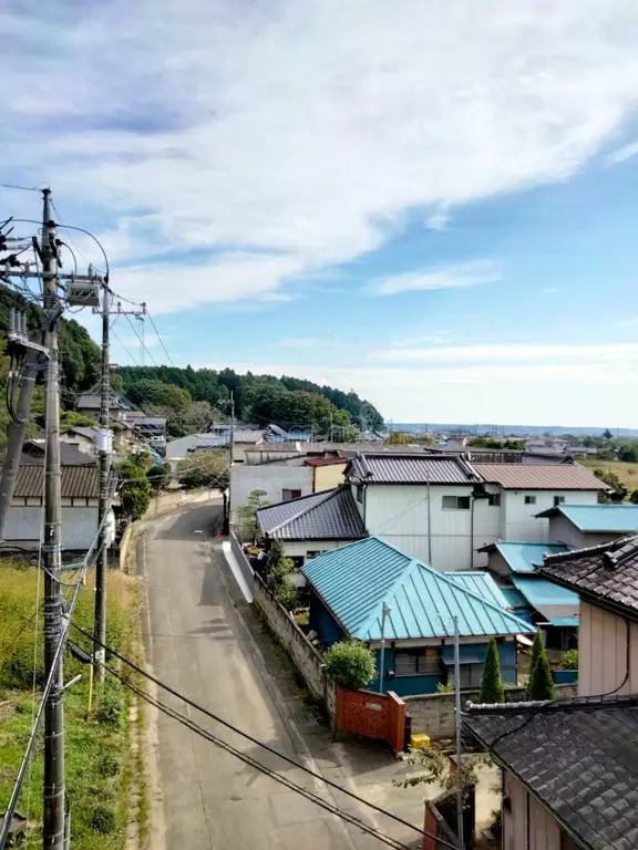 Pemandangan pedesaan Jepang yang indah