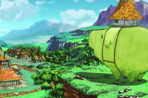 Pemandangan alam dari dunia Seven Deadly Sins