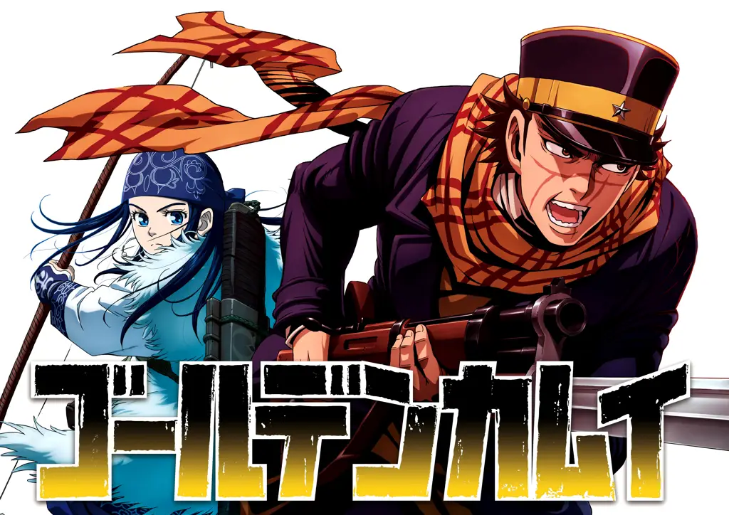 Pemandangan indah di anime Golden Kamuy