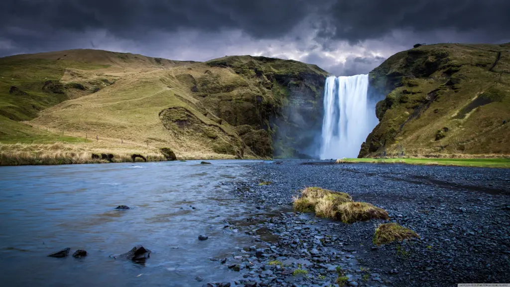 Pemandangan Islandia yang dramatis