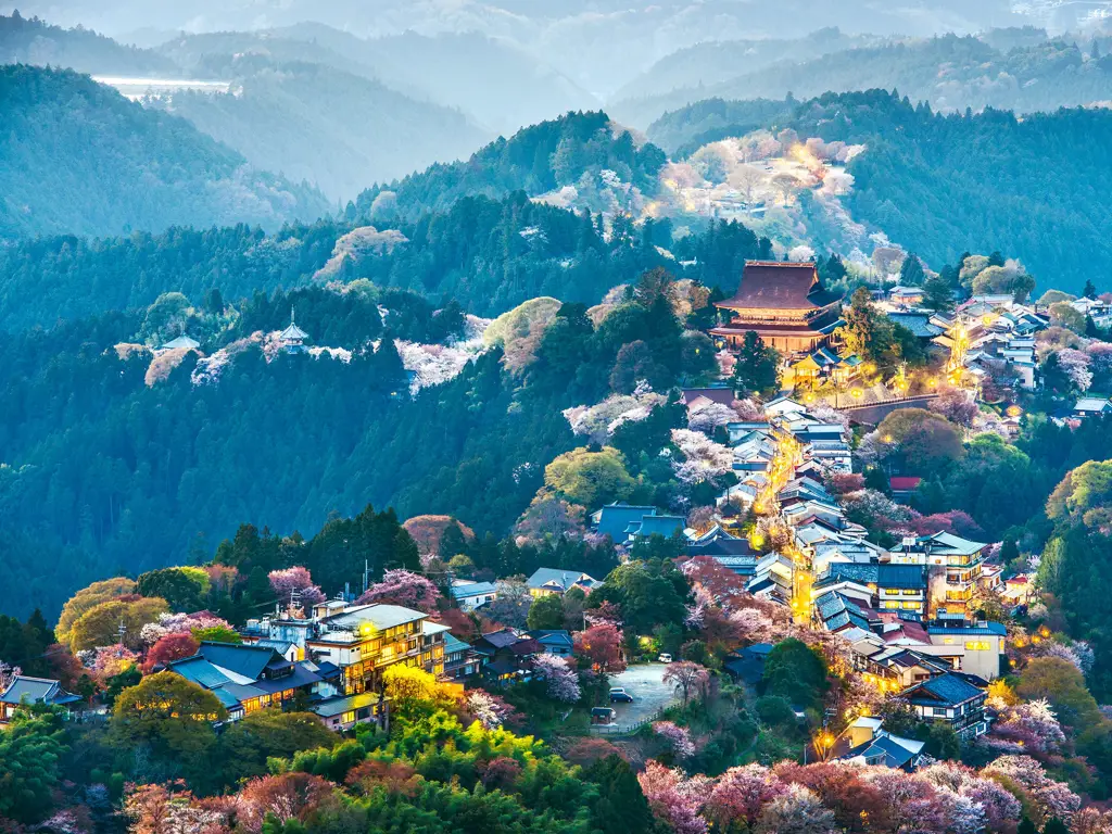 Pemandangan alam Jepang yang indah