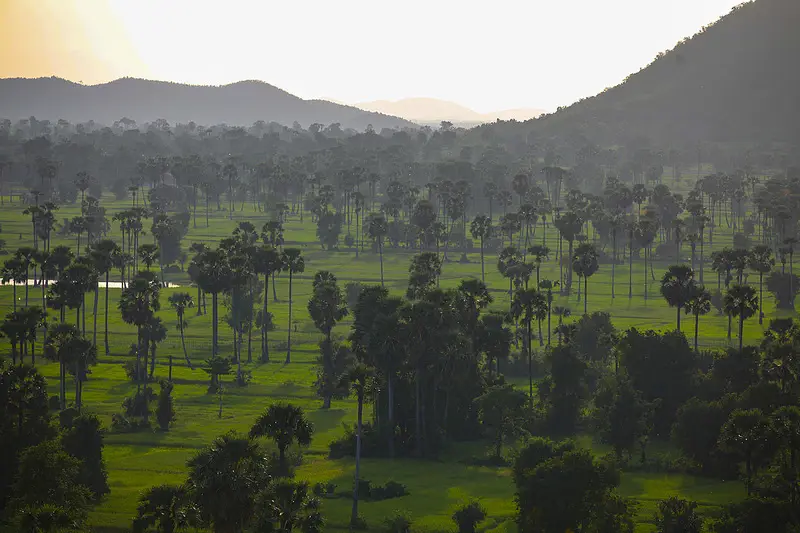 Pemandangan alam Kamboja yang indah