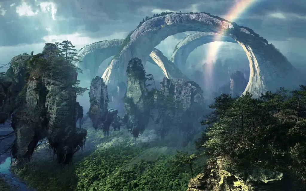 Pemandangan indah Pandora di film Avatar