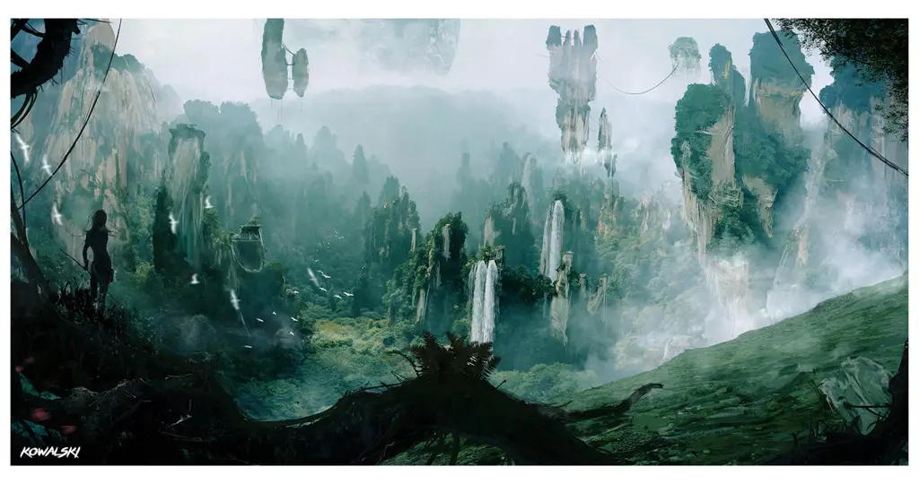 Pemandangan indah Pandora di film Avatar