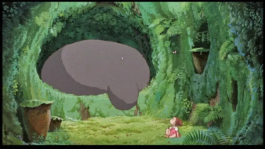 Adegan hutan dalam film My Neighbor Totoro