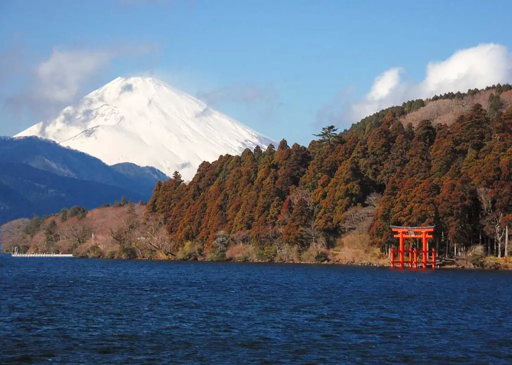 Pemandangan pedesaan Jepang yang indah dan menenangkan