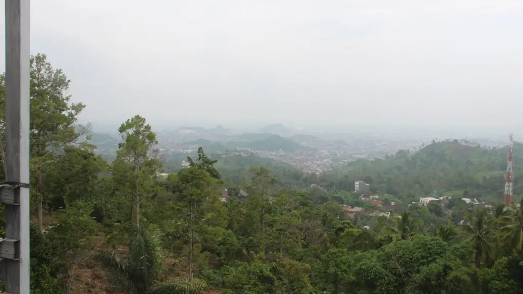 Pemandangan indah Puncak Mas Bandar Lampung