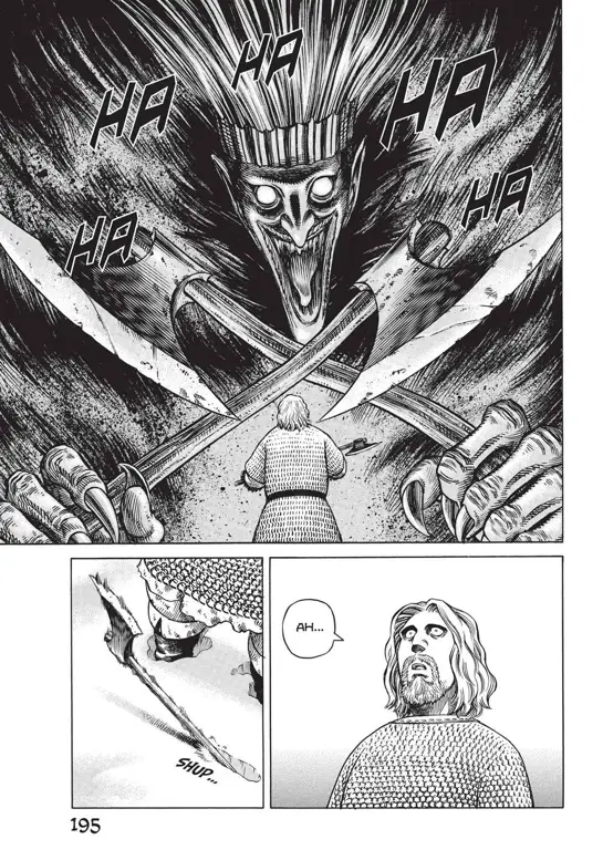 Gambar pemandangan alam dalam komik Vinland Saga