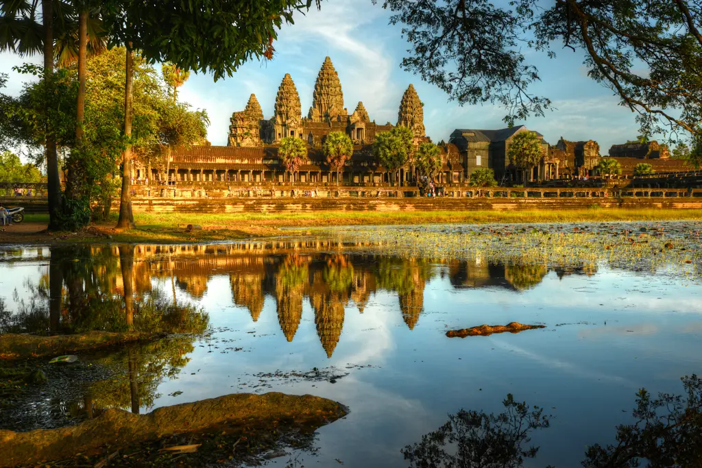 Adegan film dengan latar Angkor Wat