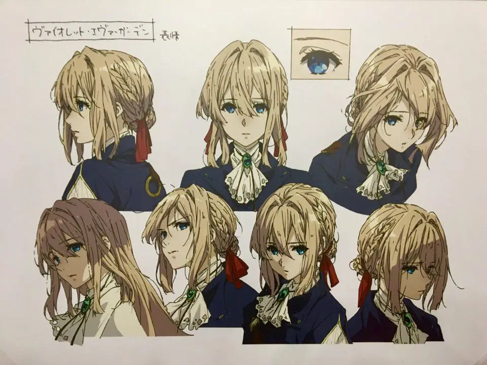 Gaya animasi anime Violet Evergarden