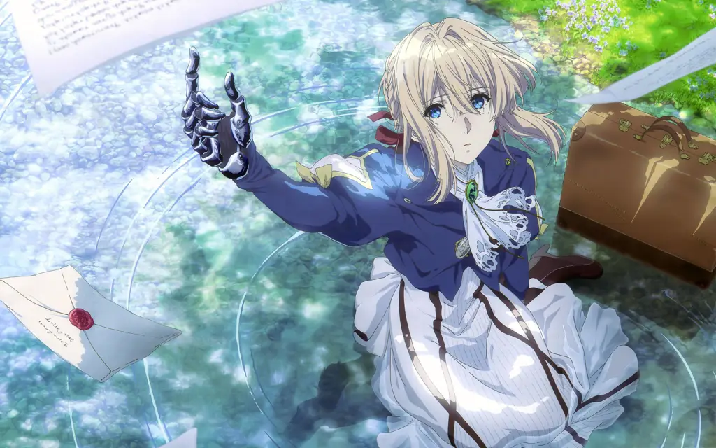 Adegan anime Violet Evergarden yang mengharukan