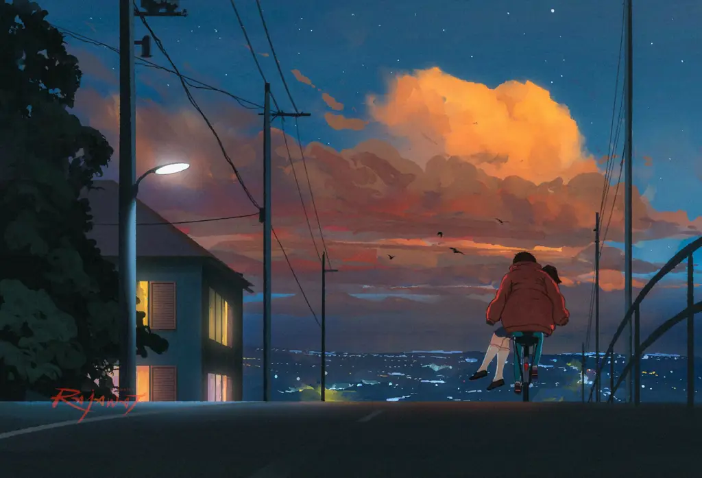 Pemandangan indah dari film Whisper of the Heart