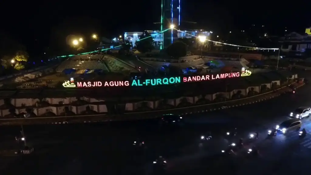 Pemandangan Kota Bandar Lampung dari Antasari