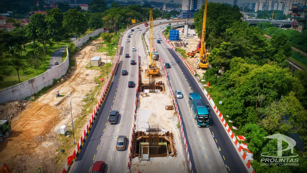 Pemandangan Bandar Tasik Selatan yang indah