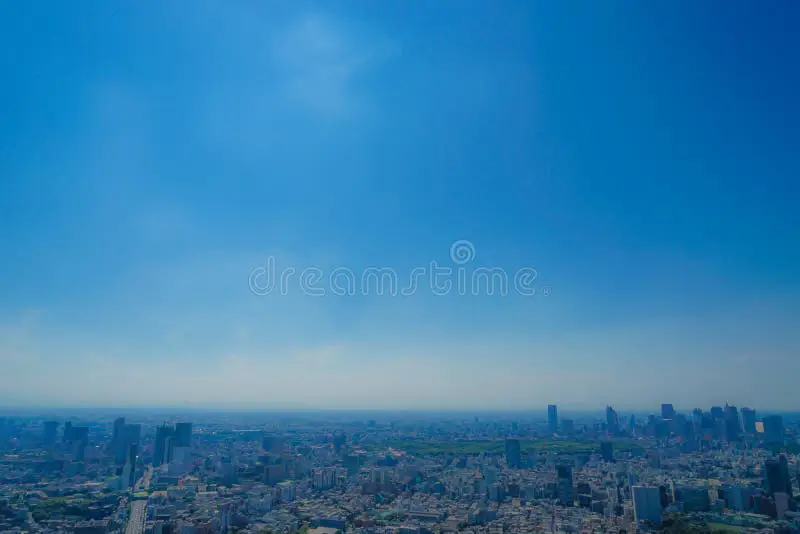 Langit biru di Jepang