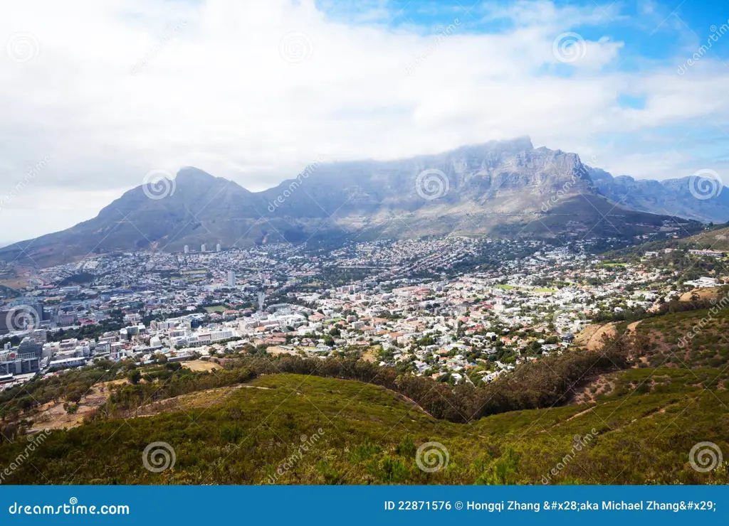 Pemandangan kota Cape Town yang indah