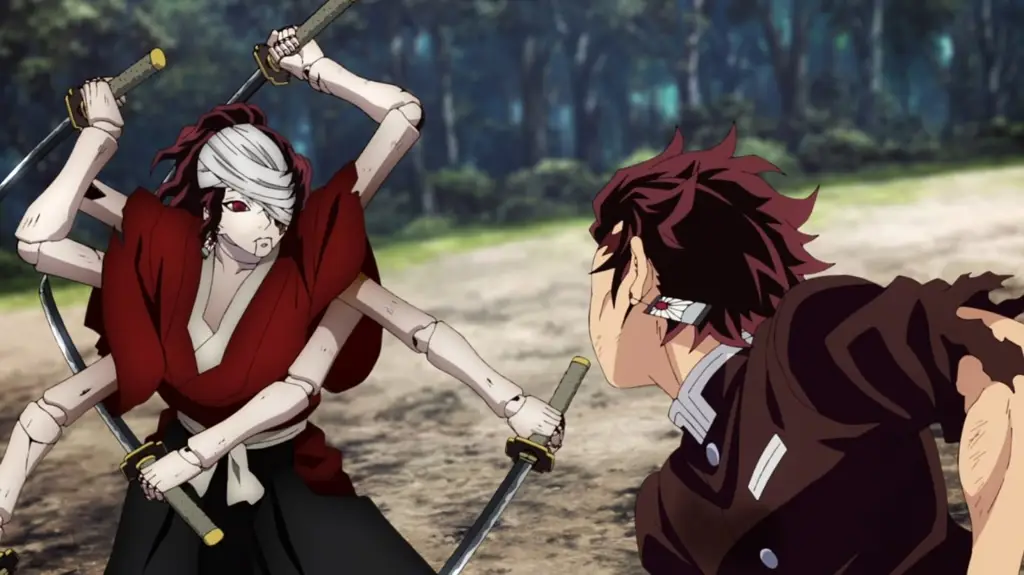 Cuplikan adegan dari Demon Slayer season 3 episode 1