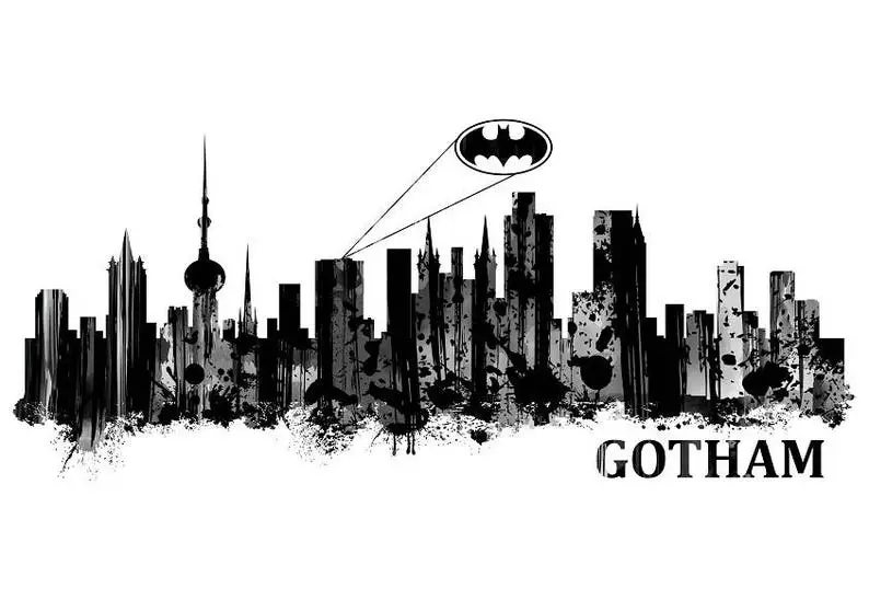 Pemandangan Kota Gotham