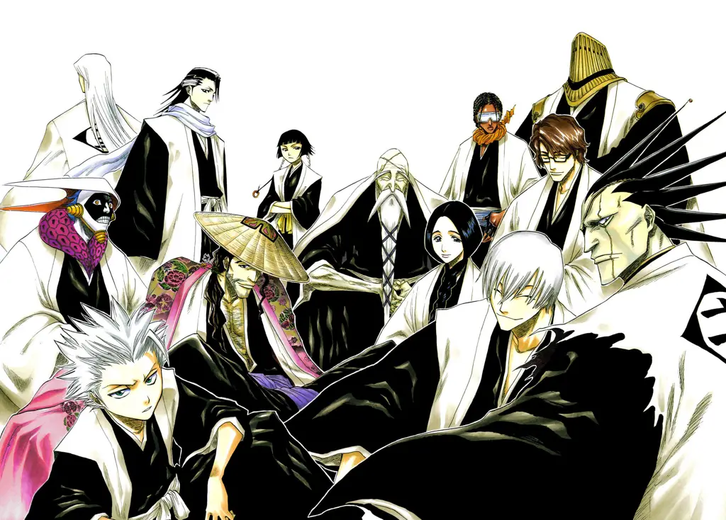 Gambar suasana Soul Society dalam anime Bleach