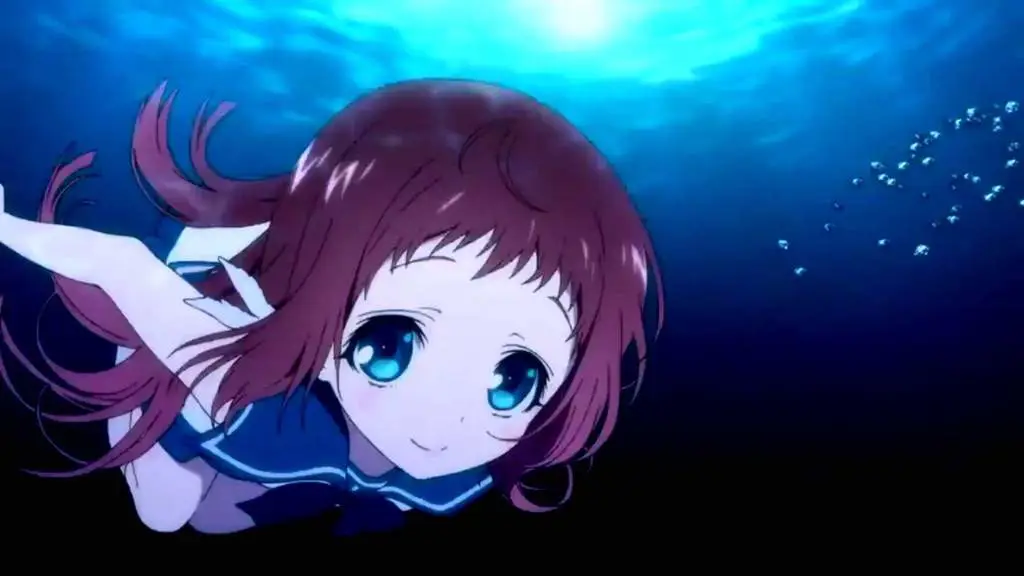 Adegan bawah laut yang detail dan indah dalam Nagi no Asukara