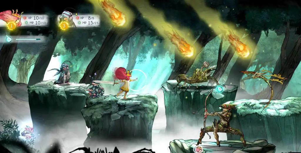 Karya seni dari game Child of Light