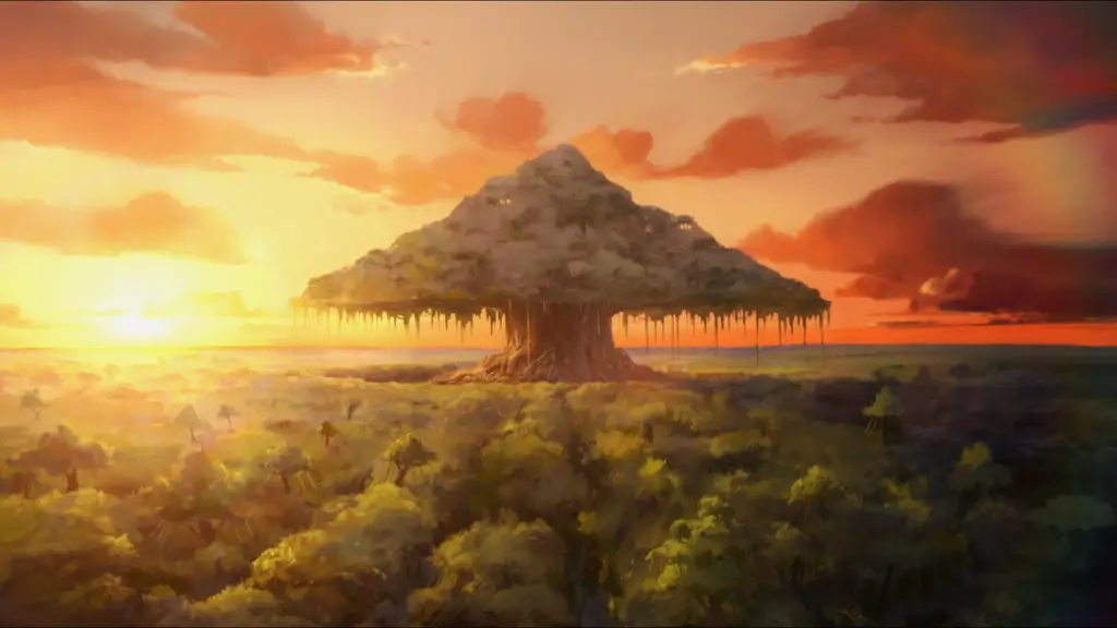 Pemandangan indah dari dunia Avatar: The Legend of Aang