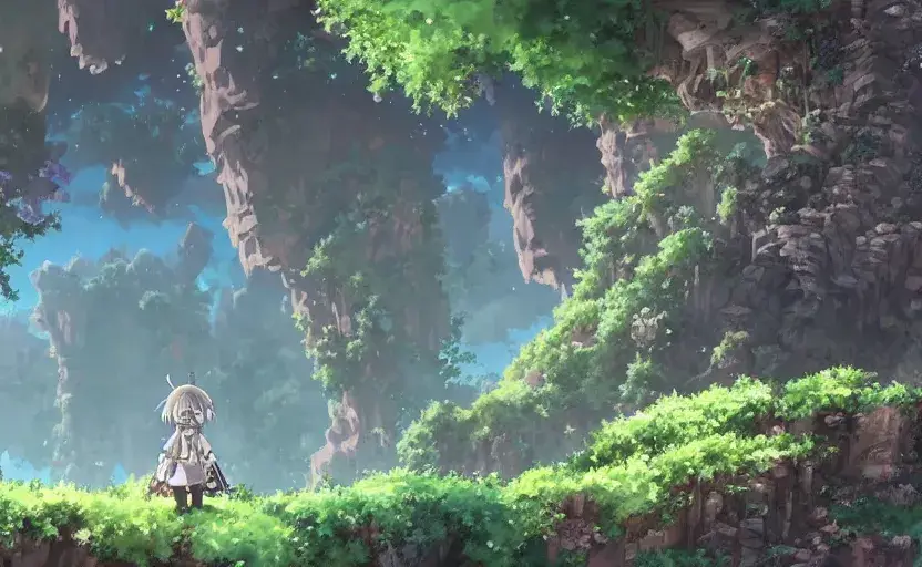 Pemandangan indah dari Made in Abyss