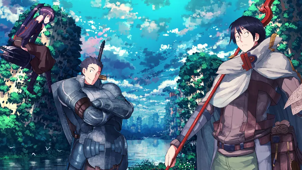 Pemandangan indah dari dunia Elder Tale di anime Log Horizon