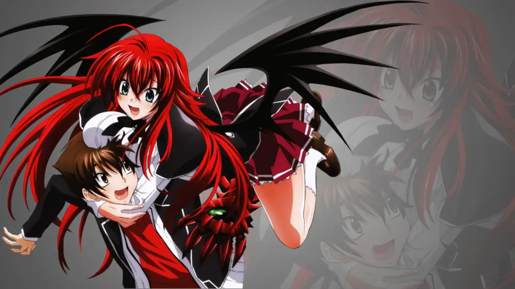 Pemandangan anime High School DxD yang indah