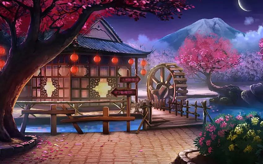 Keindahan Dunia Isekai Pemandangan dunia isekai yang indah