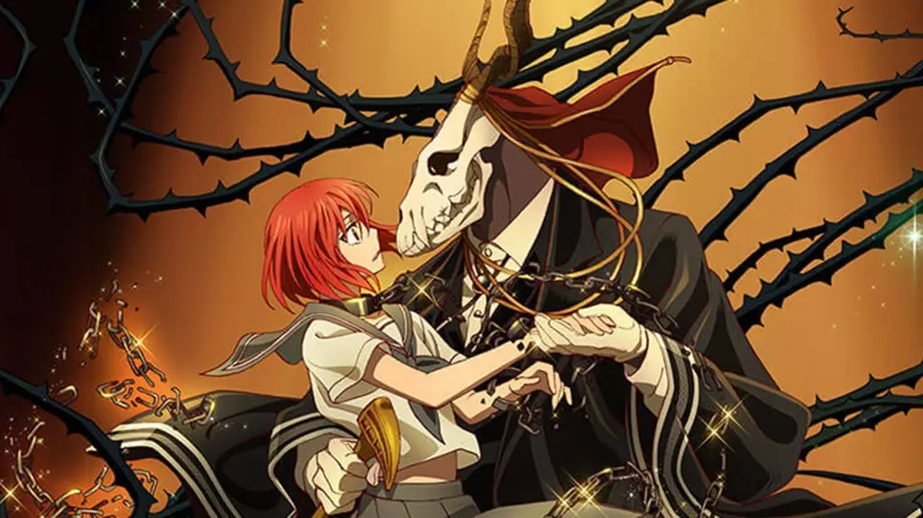 Pemandangan indah dari anime Mahoutsukai no Yome