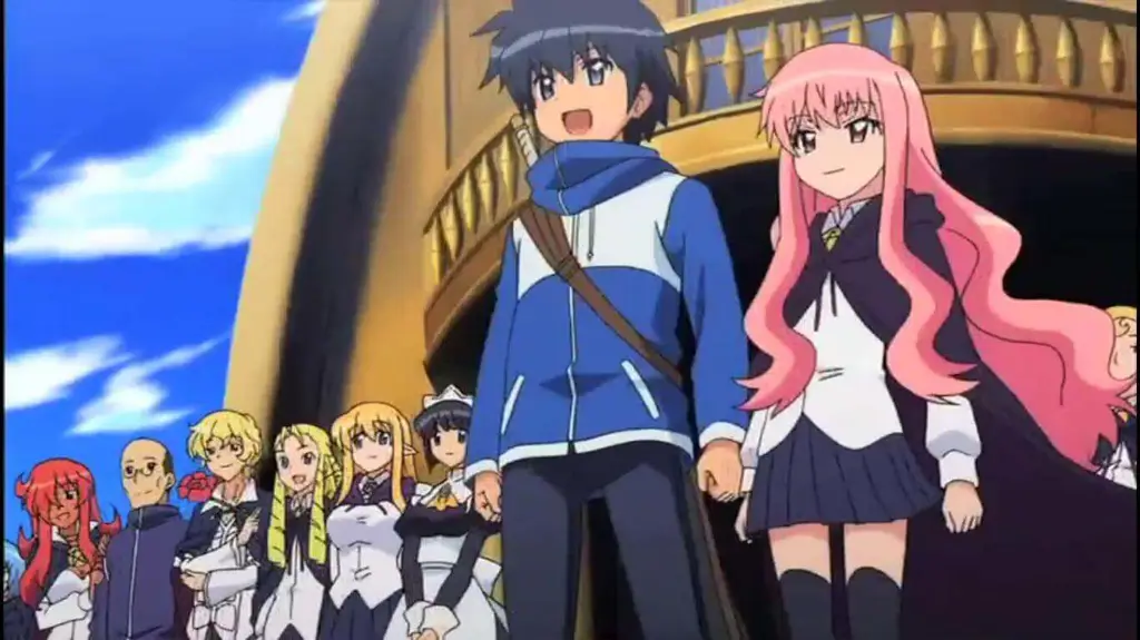 Gambar dunia magis dalam anime Zero no Tsukaima