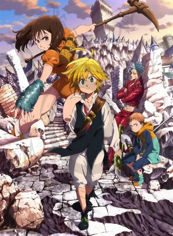 Pemandangan indah dalam Nanatsu no Taizai Season 2