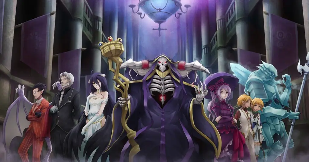 Pemandangan indah dari anime Overlord