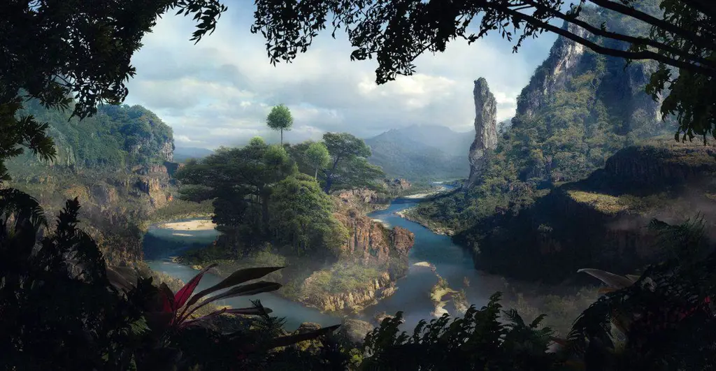 Pemandangan indah Pandora di film Avatar